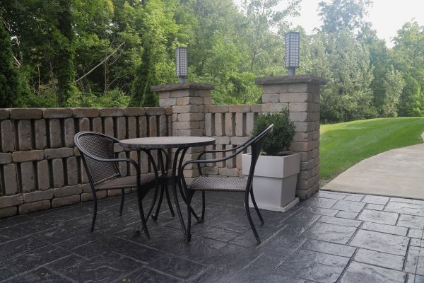 Cost of Stamped Concrete Patio Installation in North Augusta